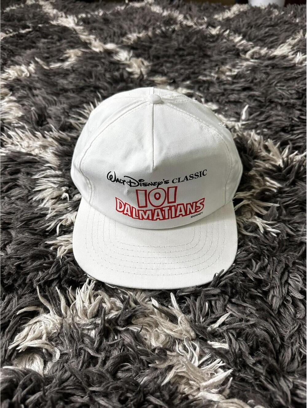 Vintage 101 Dalmatians Disney Movie Promo Hat Sportcap White Snapback OSFA